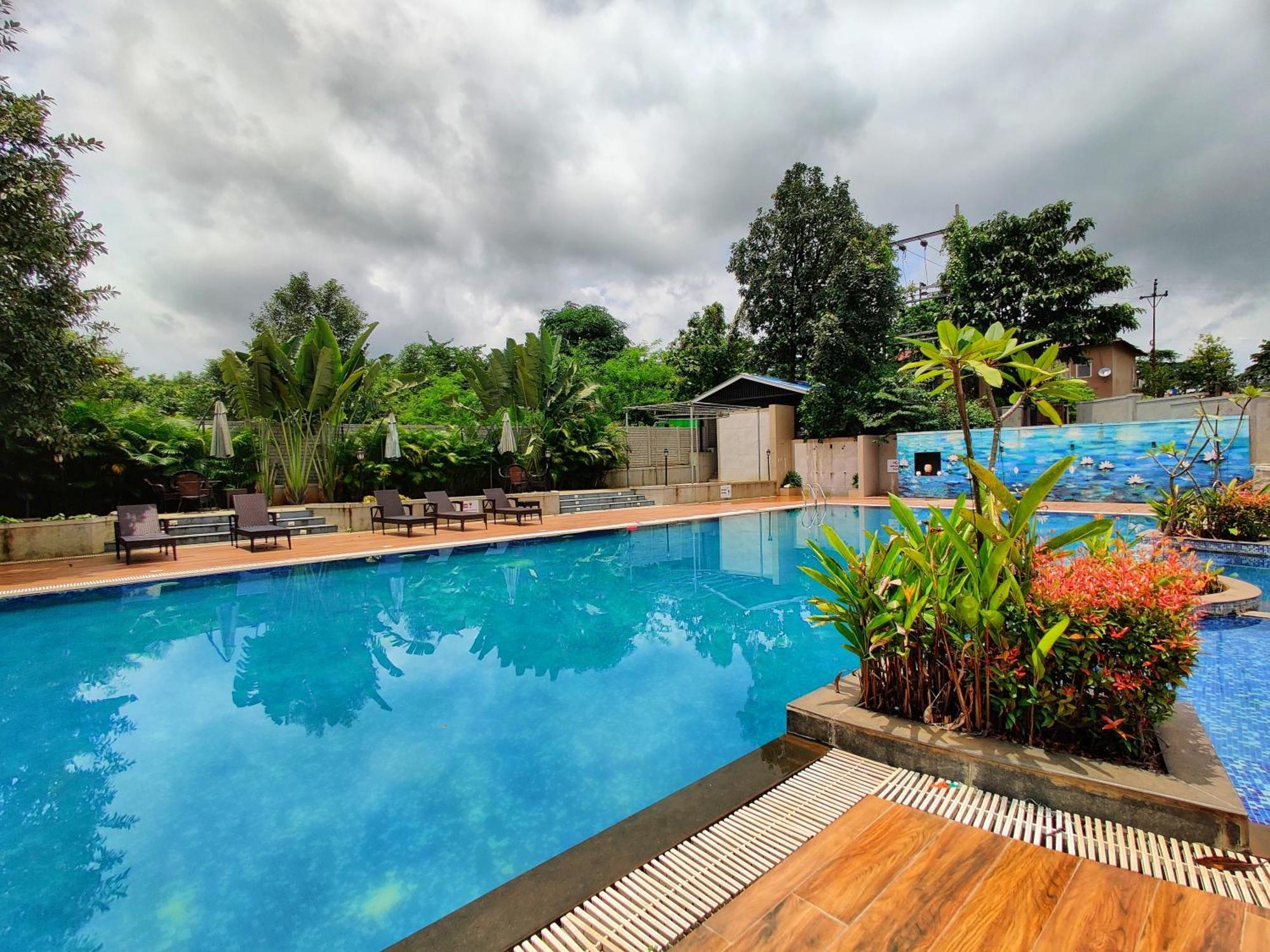 Pushpam Sanskruti Resort Karjat - A Pure Veg Resort Dhamni Ngoại thất bức ảnh
